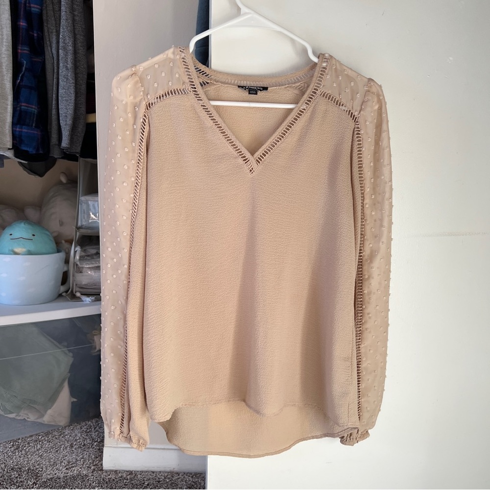 Beige Express Blouse